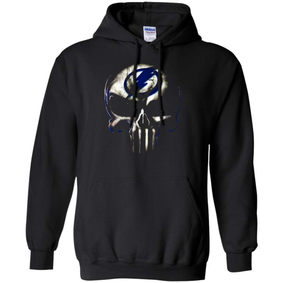 AGR Tampa Bay Lightning The Punisher Mashup Ice Hockey Hoodie