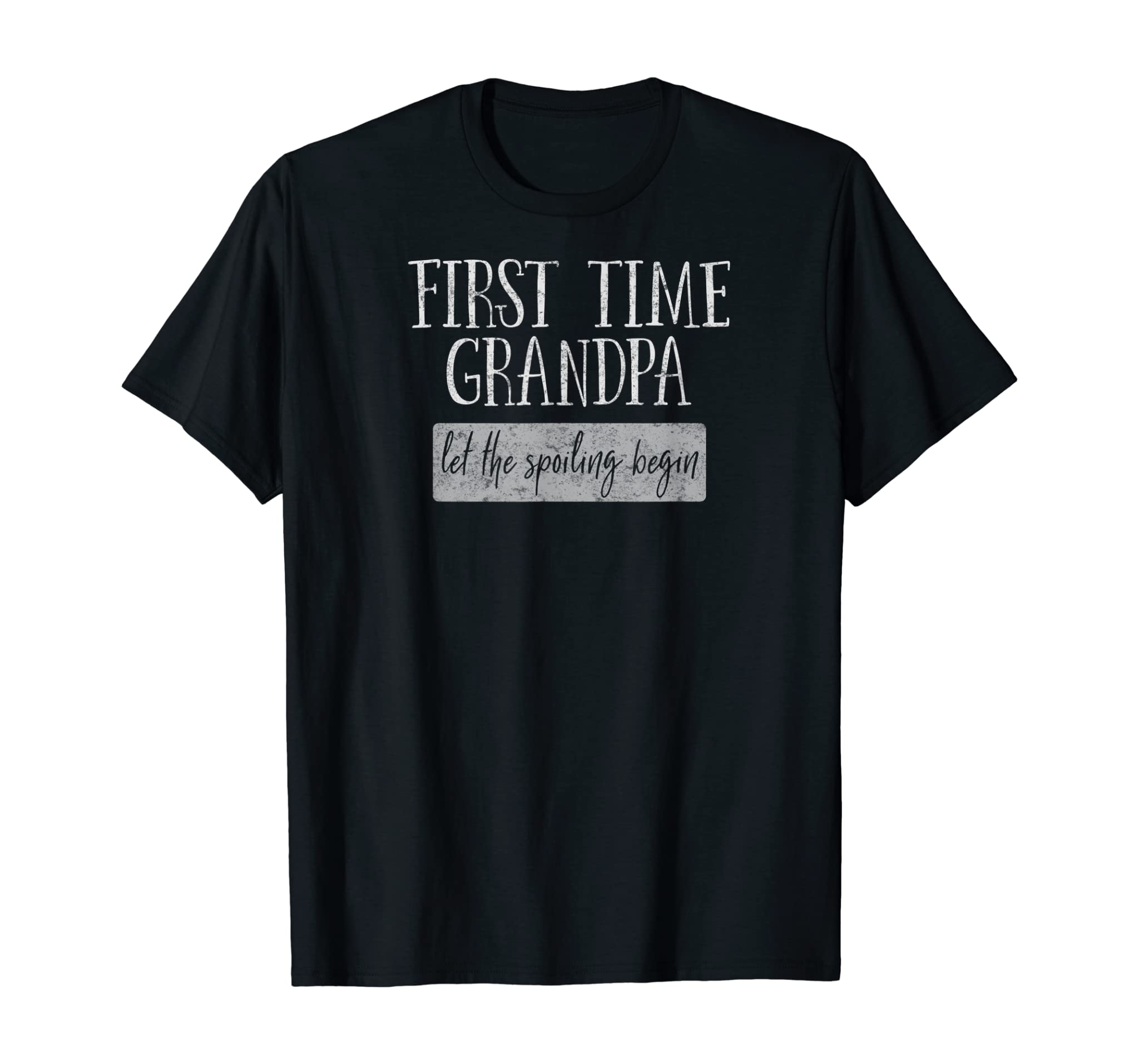 New Grandpa Tshirt First Time Grandfather Gift New Grandkids