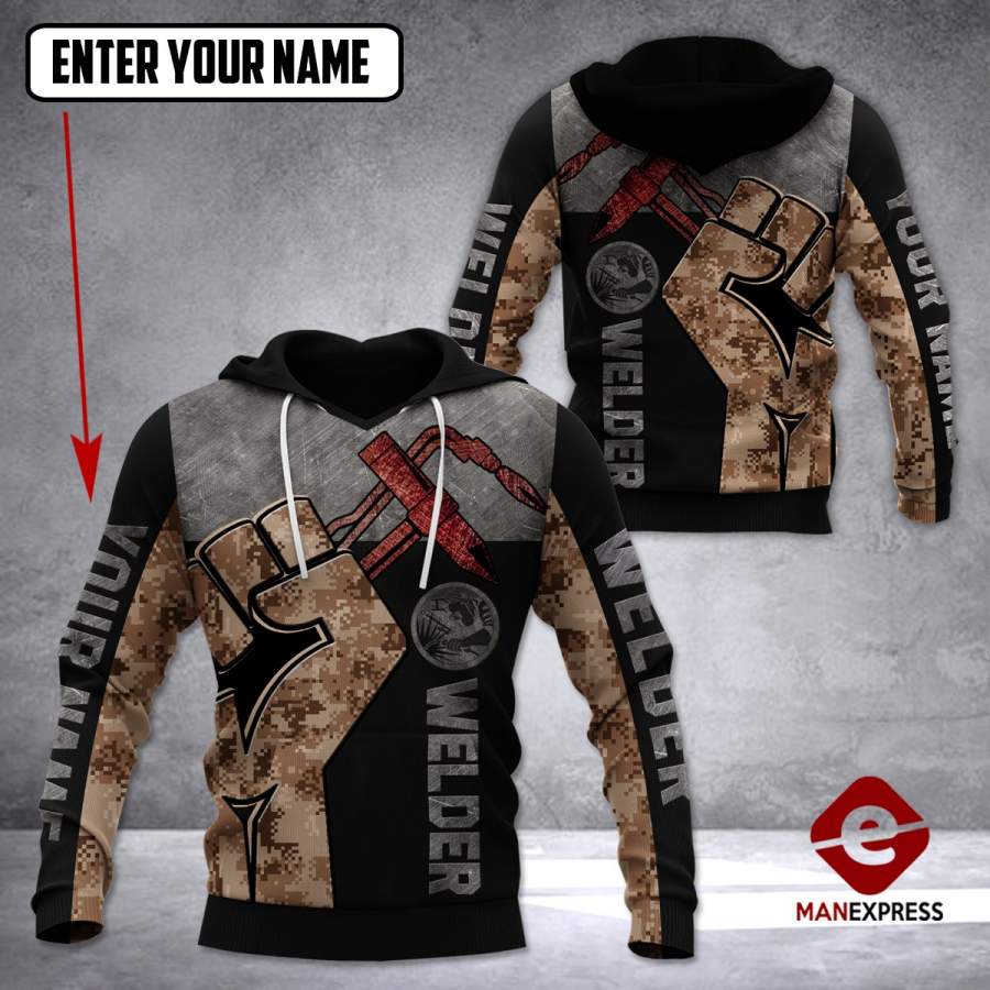 VH CUSTOMIZE WELDER 1612 3D ALL PRINT HOODIE