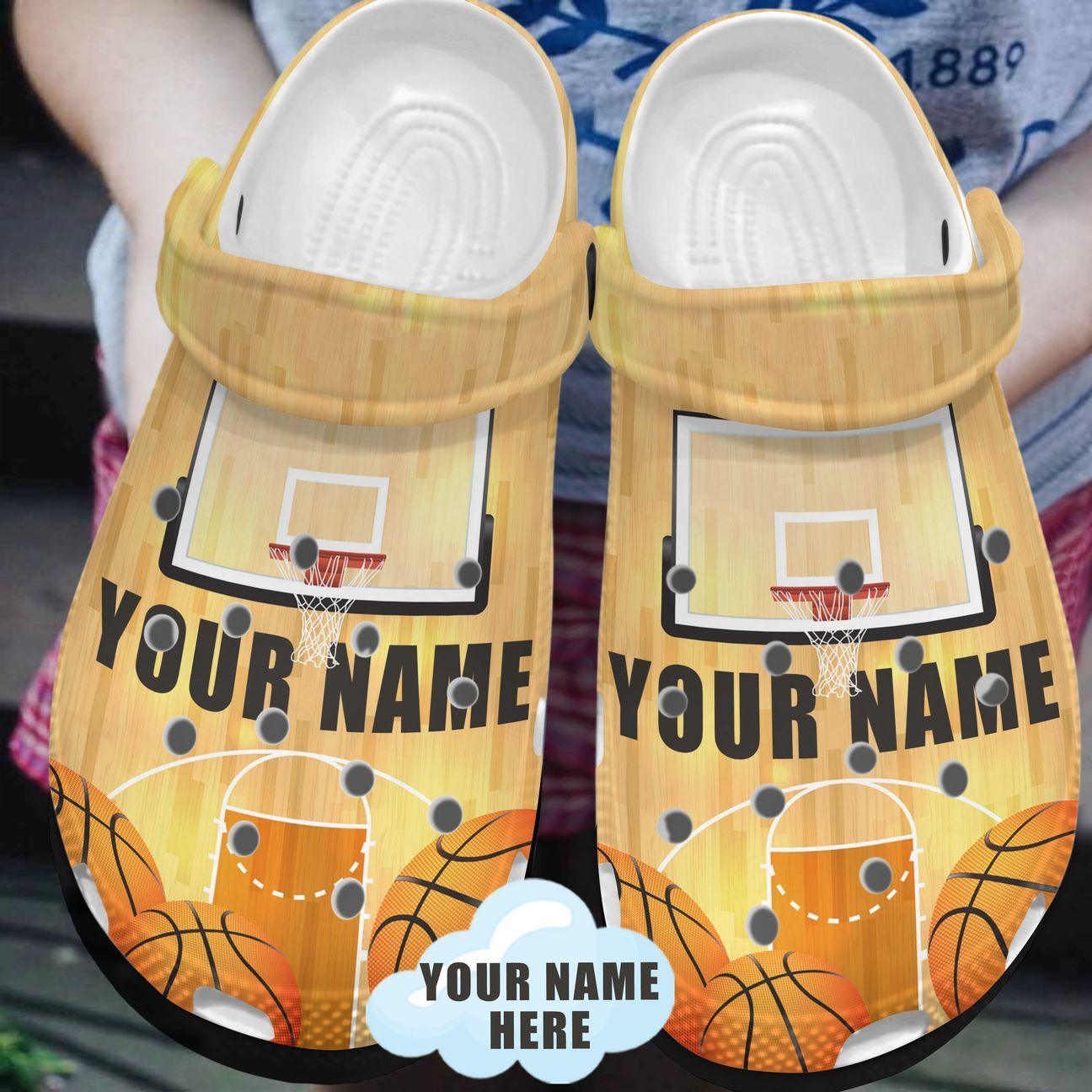 Rebounding Personalized Clog, Custom Name, Text, Color, Number Fashion Style For Women, Men, Kid, Print 3D