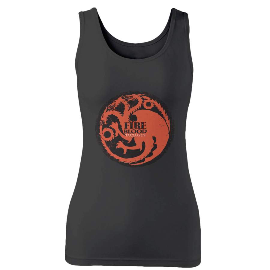 Fire And Blood Targaryen Woman’s Tank Top