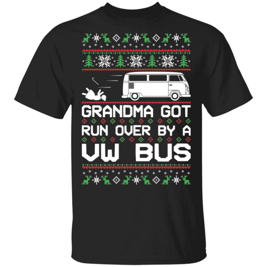 VW Bus Split Window Panel Van Life Ugly Christmas T-Shirt