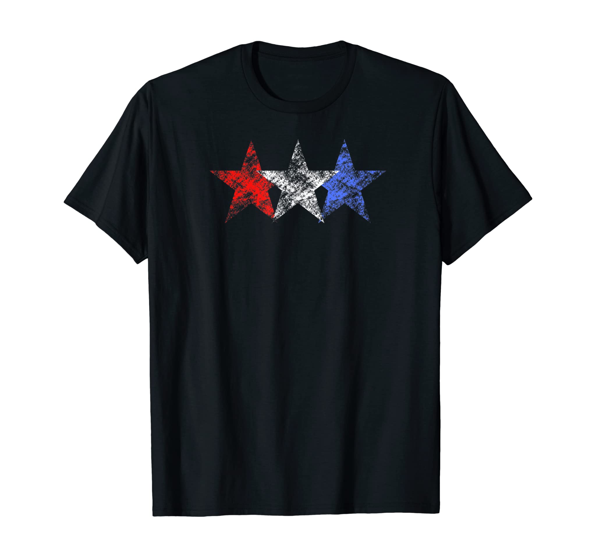 4th of July Women Men Independence Day Red Blue White Stars T-Shirt