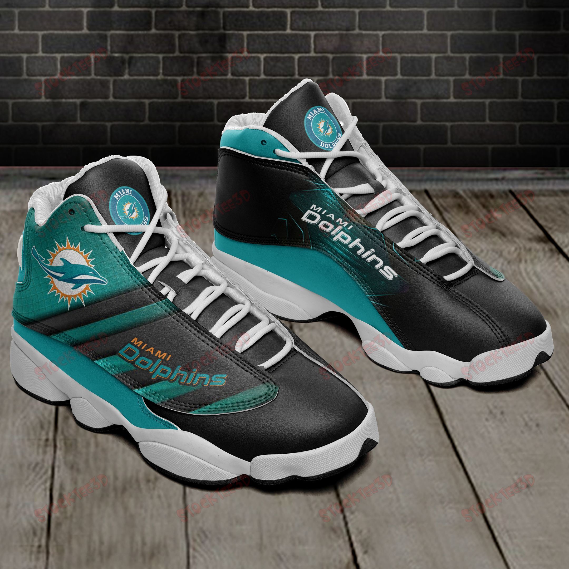 Miami Dolphins Air Jd13 Sneakers 704