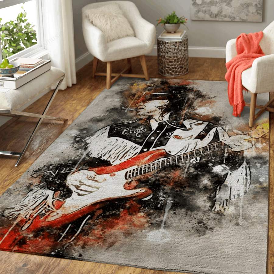 Stevie Ray Vaughan – Music World Art For Fans Area Rug Living Room Carpet  …