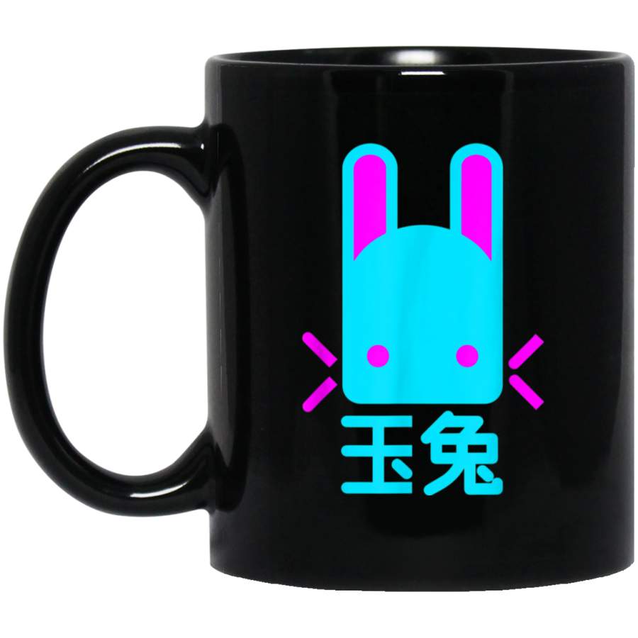 Jade Rabbit Tee Japanese s Black Mug