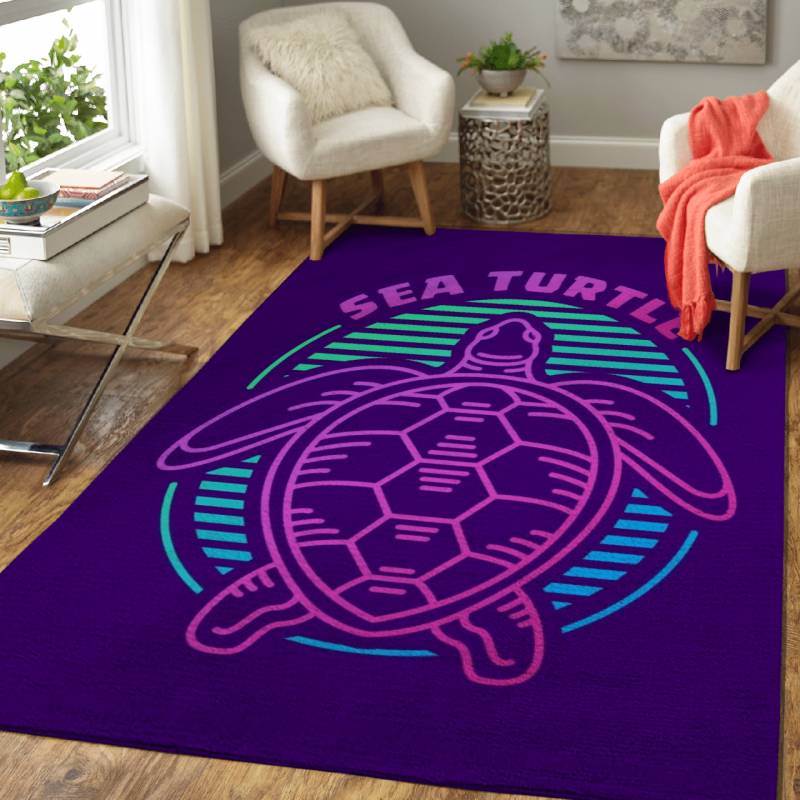 Sea Turtle – Animals Area Rug Carpet