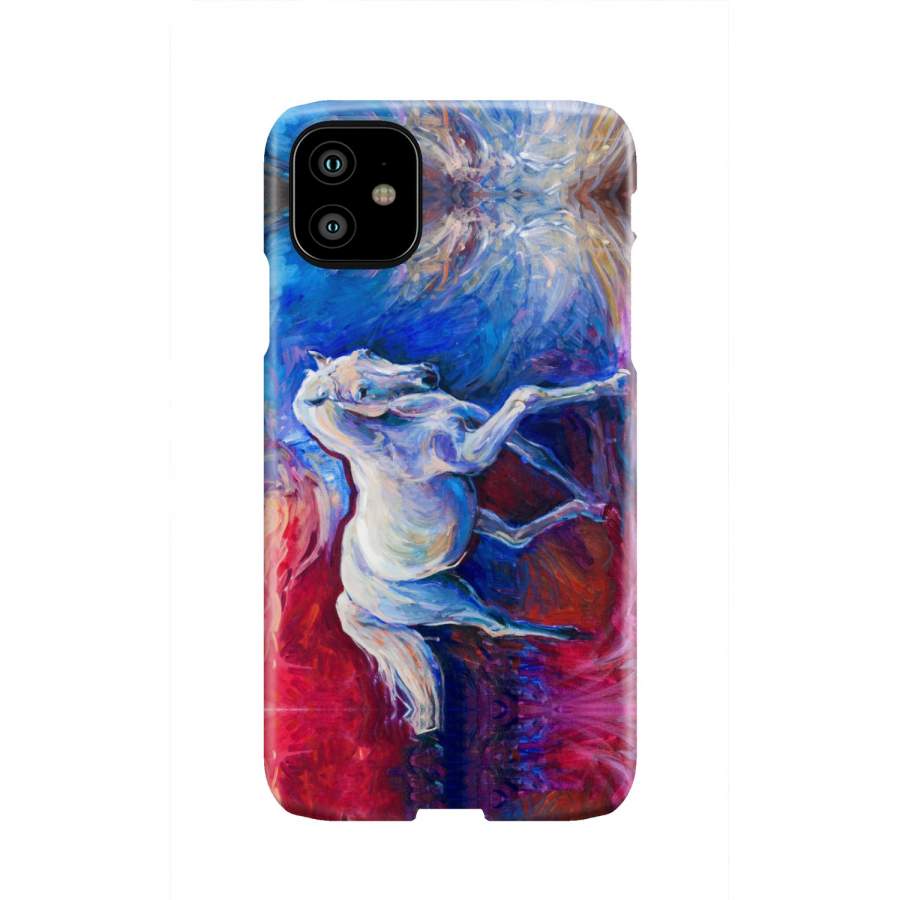 Red & Blue Horse Phone Case