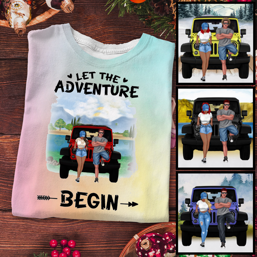 Trip Couple Personalized Tie Dye Shirt Sweatshirt Hoodie Ap431