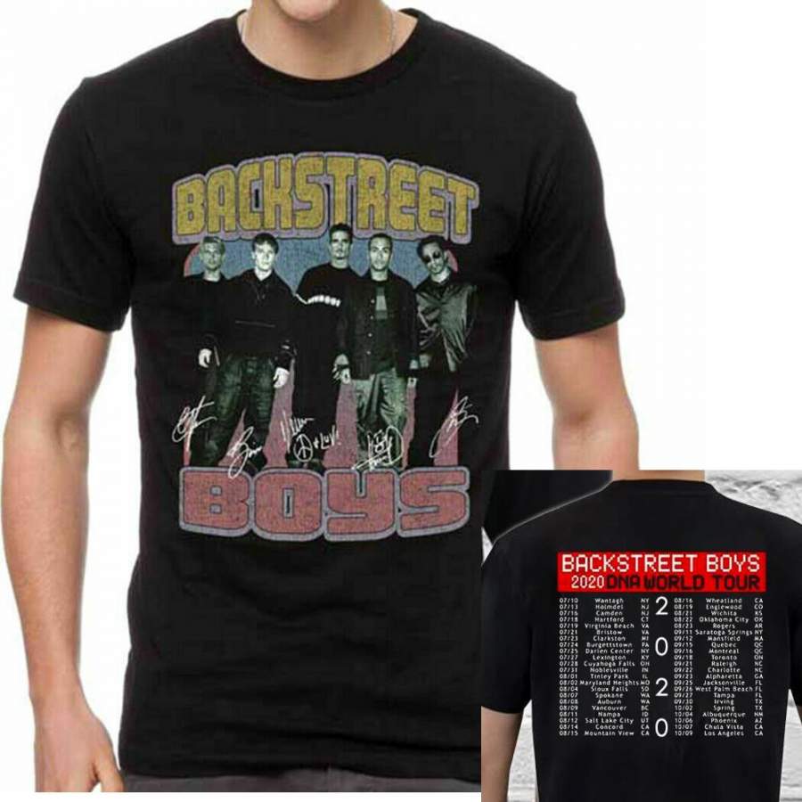 Backstreet Boys T-shirt Vintage Group Photo 2020 Tour