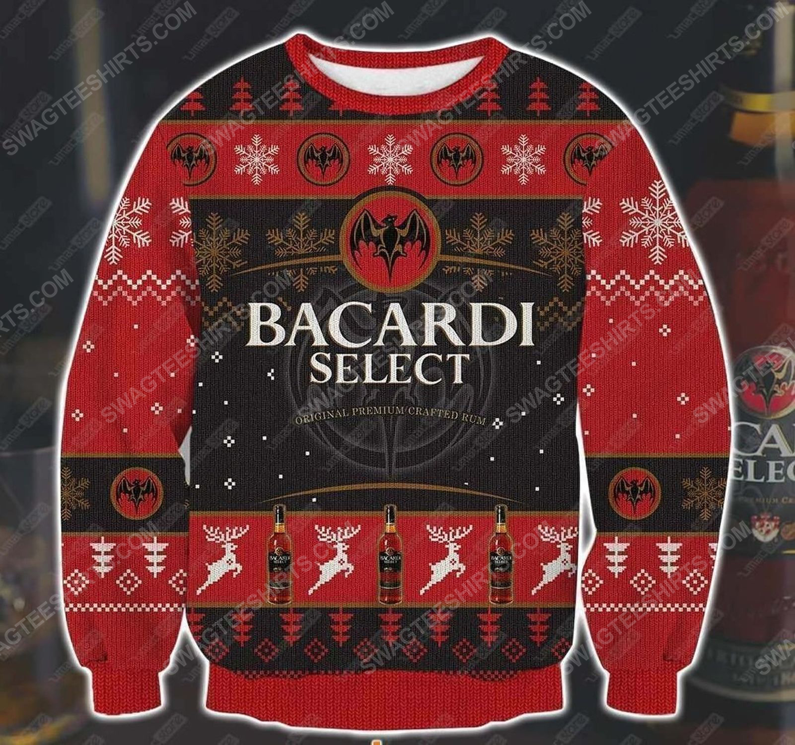 [Special Edition] Bacardi Select Dark Rum Ugly Christmas Sweater – Maria