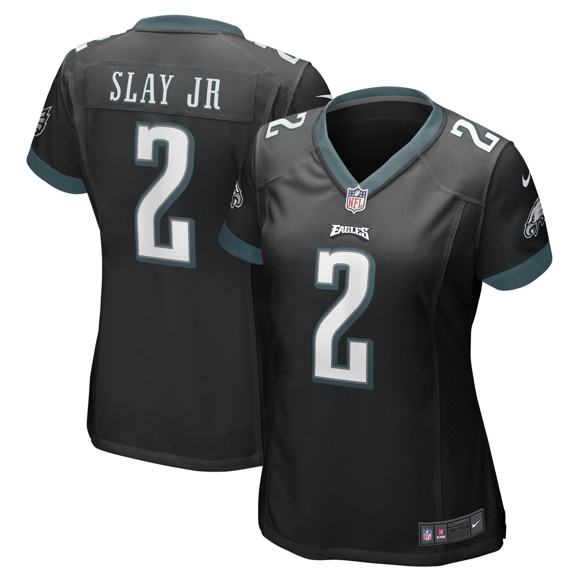 Women’s Philadelphia Eagles Darius Slay Jr. Black Alternate Game Player Jersey