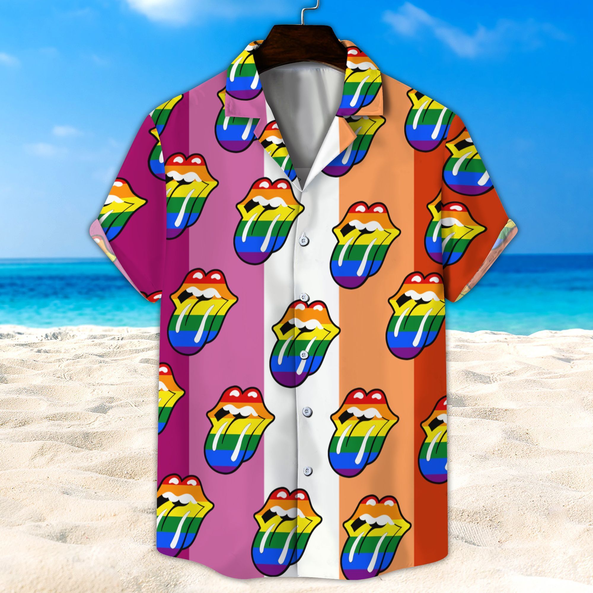 Lgbt Hawaiian Lip Unisex Hawaiian Shirt Beach Short Ha102616