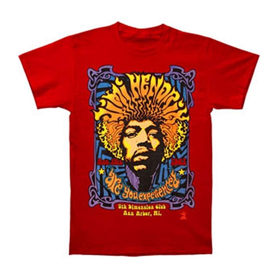 Jimi Hendrix - Mens Cotton T-Shirt - Love Art USA