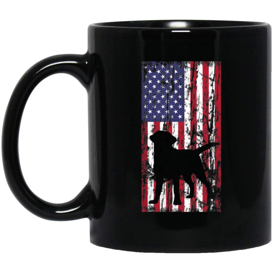 Labrador Retriever Labzilla Gift Puppy Lab Dog Black Mug