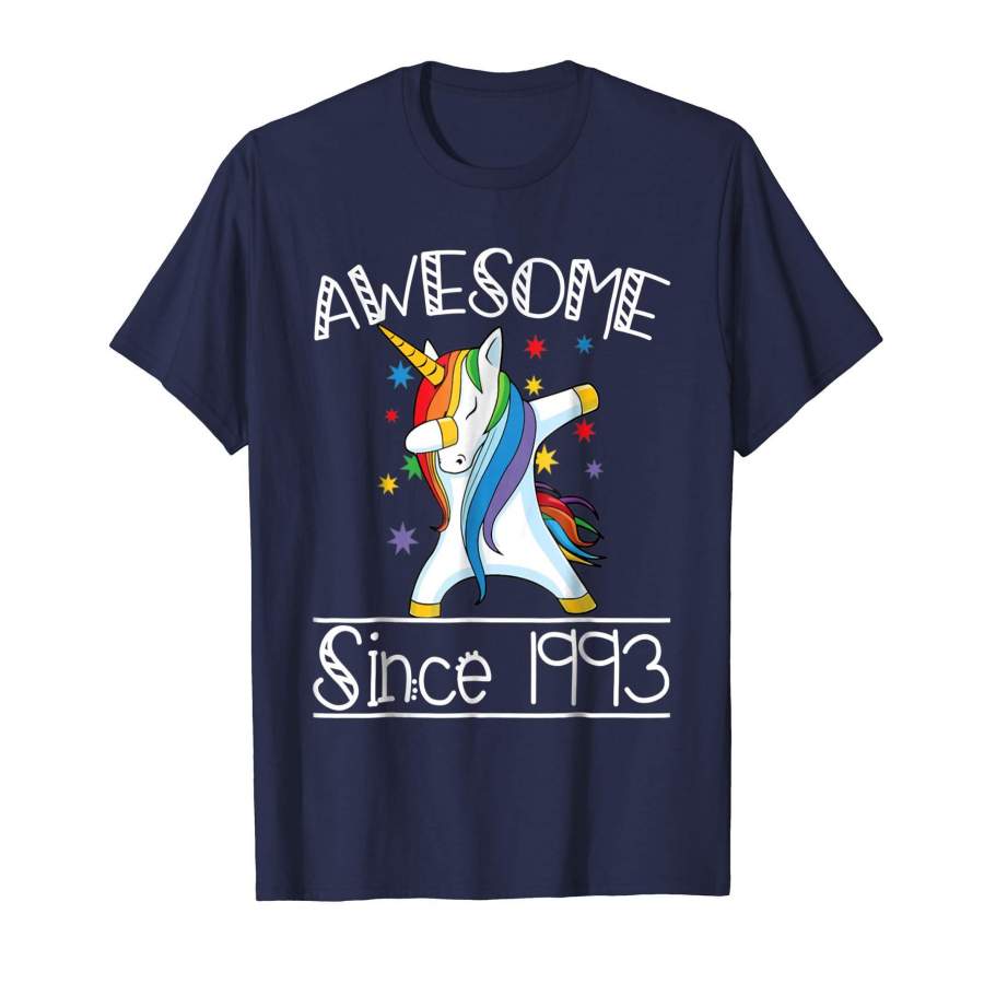 25th Birthday Gifts Vintage 1993 Awesome Since 1993 T Shirt