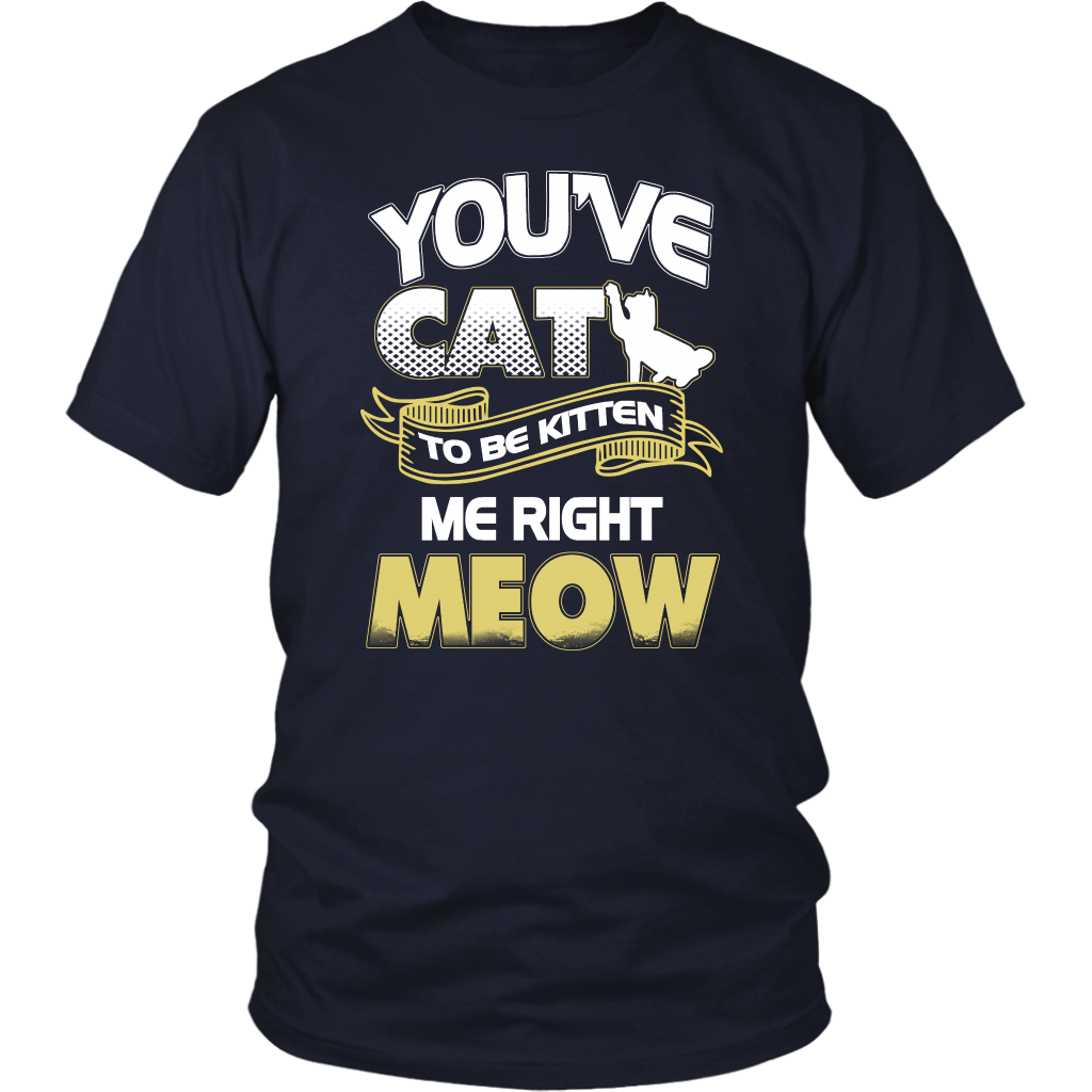 Cat – You Have Cat To Be Kitten Me Right Meow -Men Short Sleeve T Shirt – Tl2012Ss