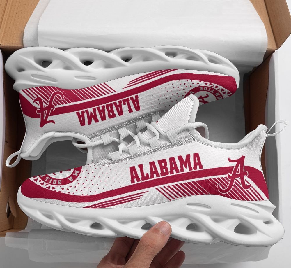 Alabama Crimson Tide Yezy Running Sneakers Art 1722