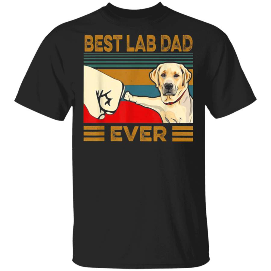 Best Lab Dad Ever Retro Vintage G500 Gildan 5.3 oz. T-Shirt