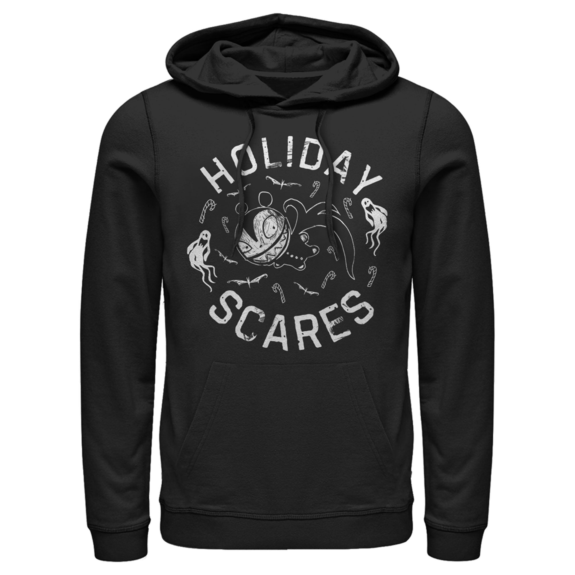 Men’S The Nightmare Before Christmas Scary Teddy Holiday Scares Pull Over Hoodie