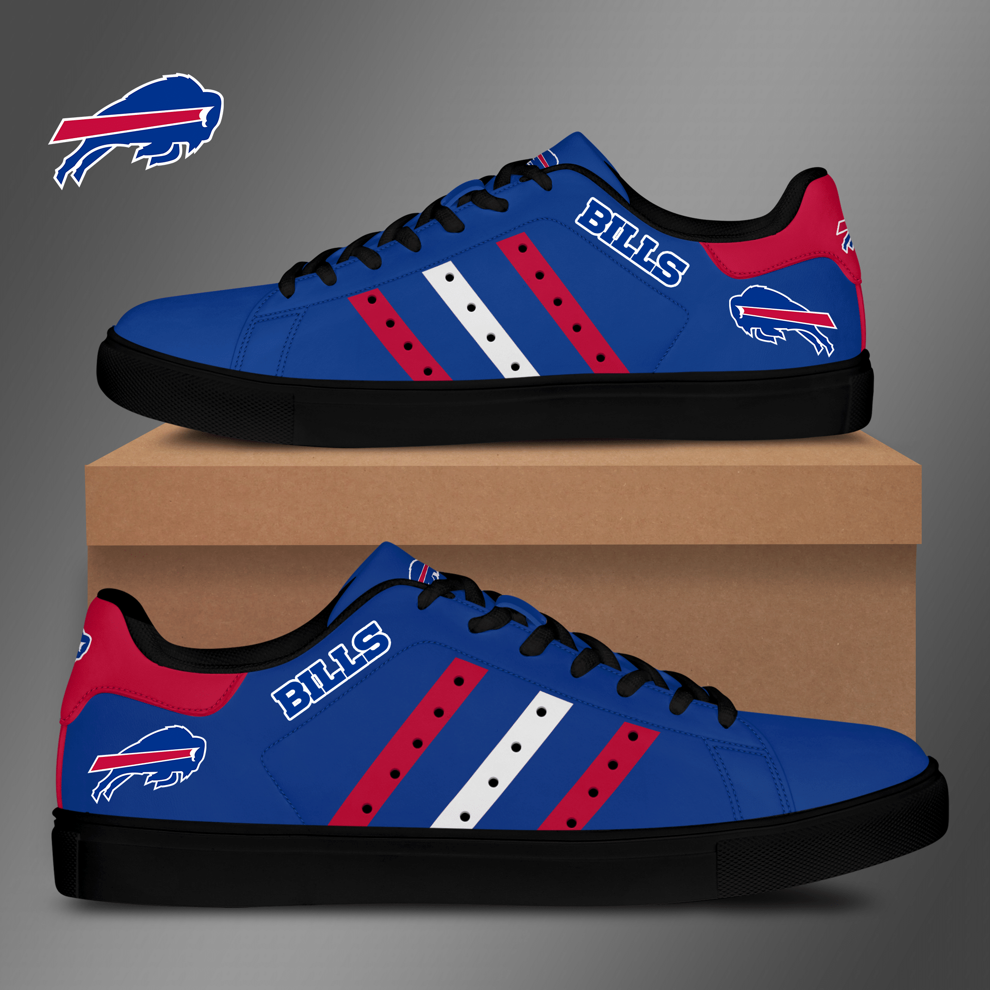 Buffalo Bills Low Top Shoes V7