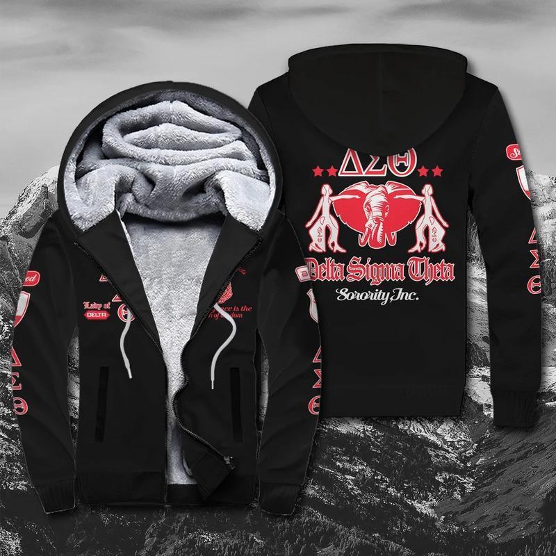 Greek Life Hoodie – Lady Of  Delta Sigma Theta Sorority Sherpa Hoodie J5