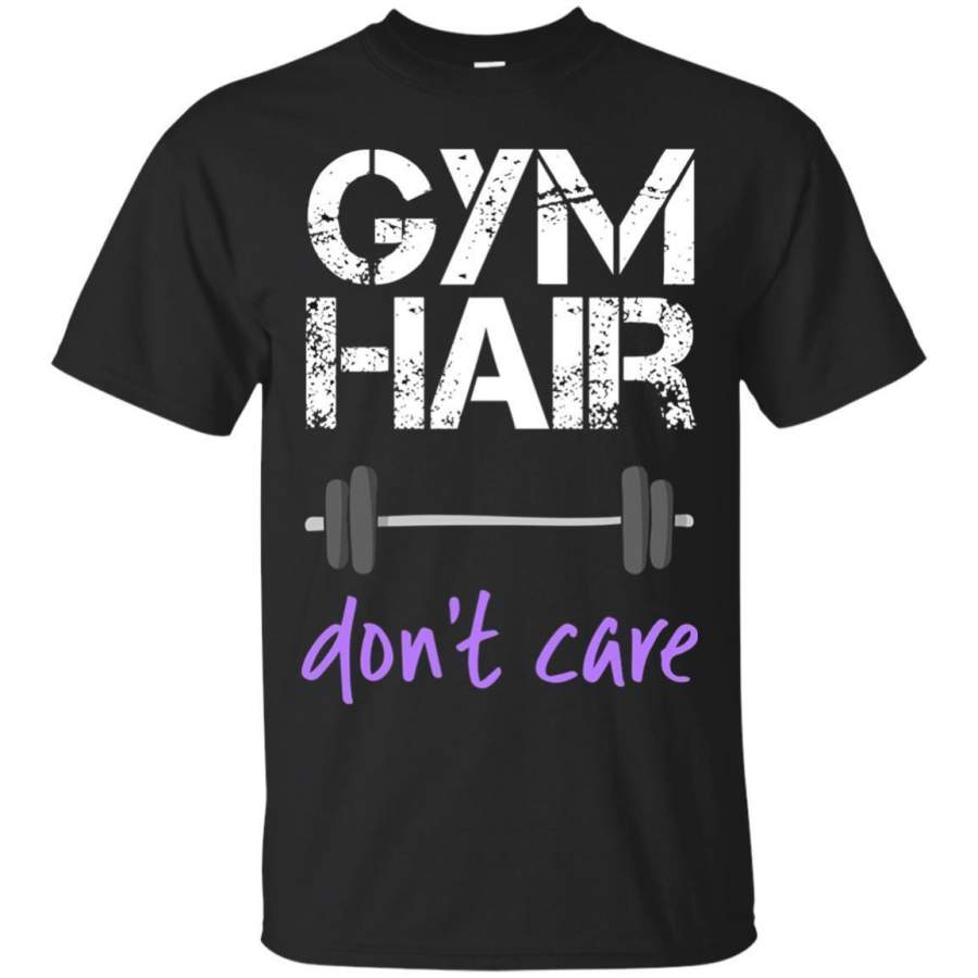 AGR Workout Tshirt Saying Gym Hair Dont Care Women Fitness Jaq T-shirt