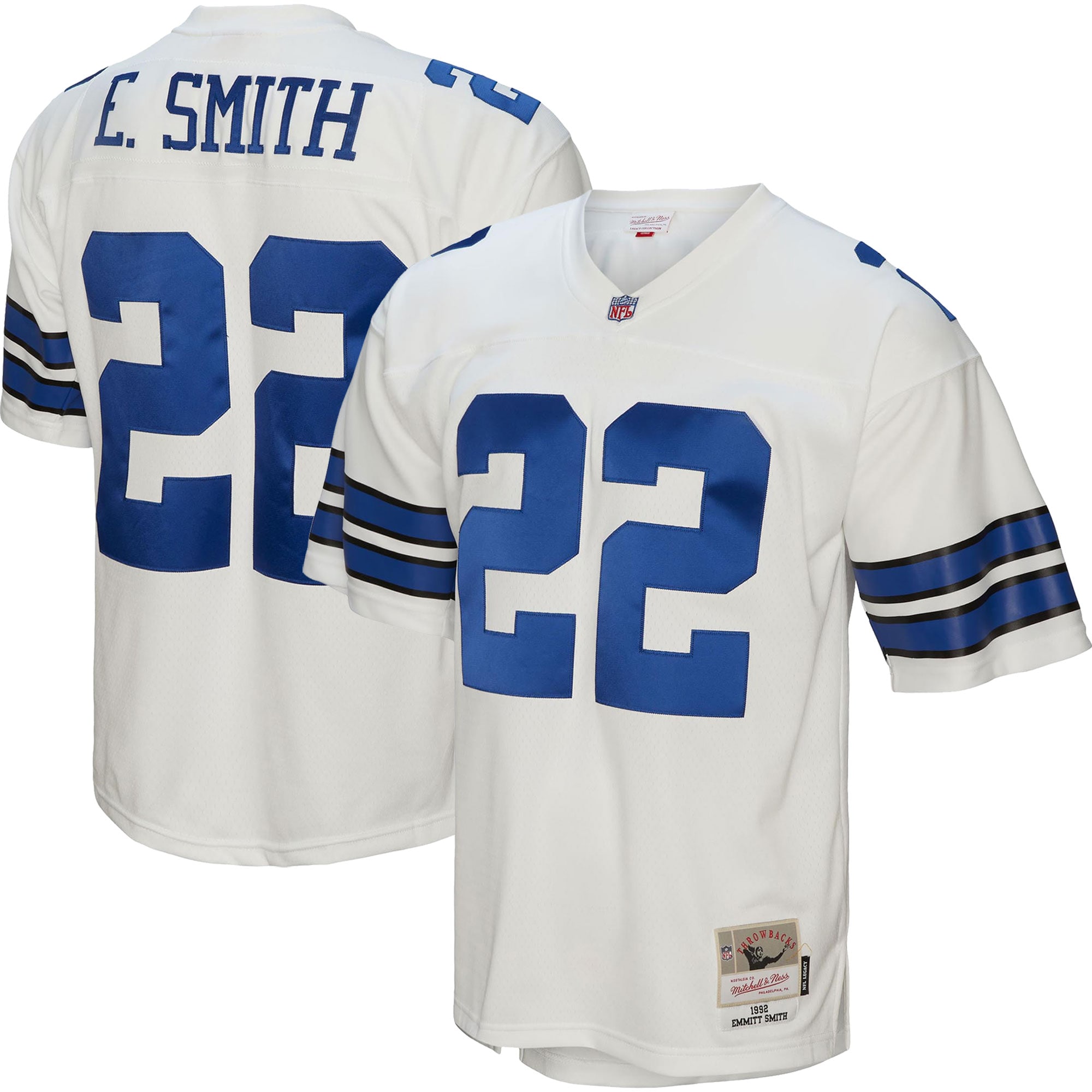 Emmitt Smith Dallas Cowboys Mitchell & Ness Legacy Replica Jersey – White