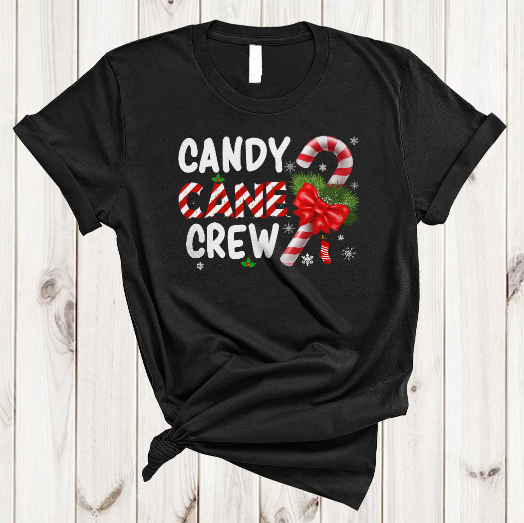 Candy Cane Crew Funny Christmas Xmas Candy Cane Lover Matching Family Group Gifts T-Shirt