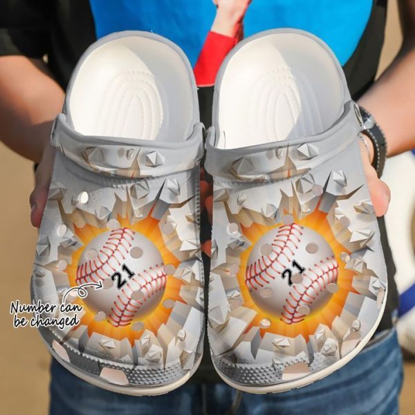 Baseball Personalized Lover Sku 136 Crocss Clog Clog Shoes