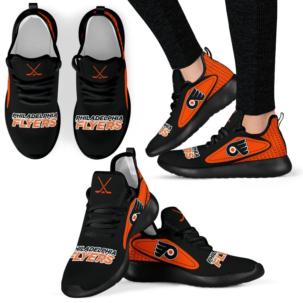 Colorful React Philadelphia Flyers Mesh Knit Sneakers