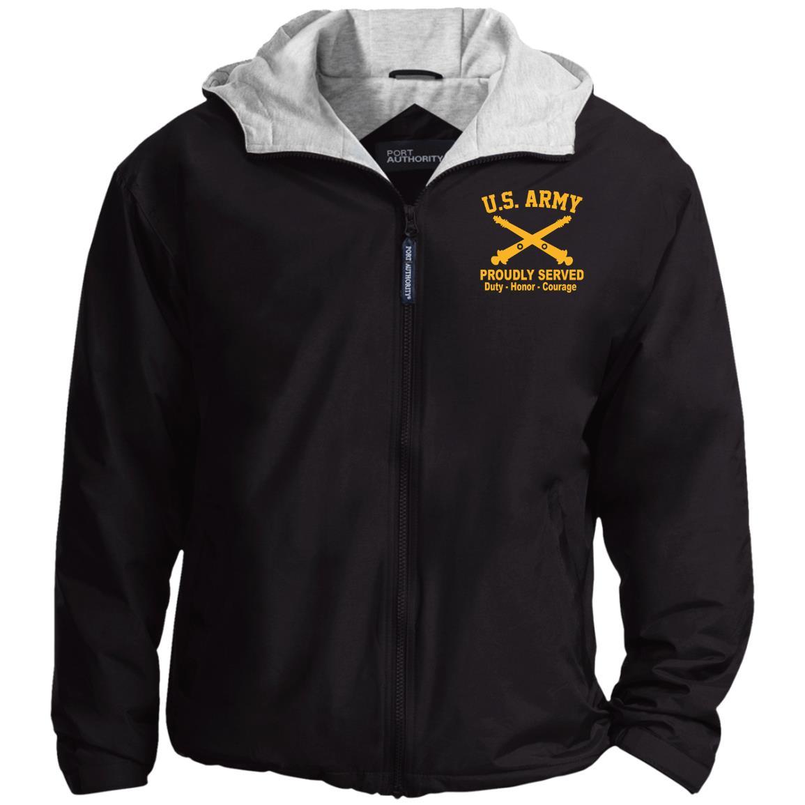 US Army Field Artillery Printed Hoodie Team Jacket