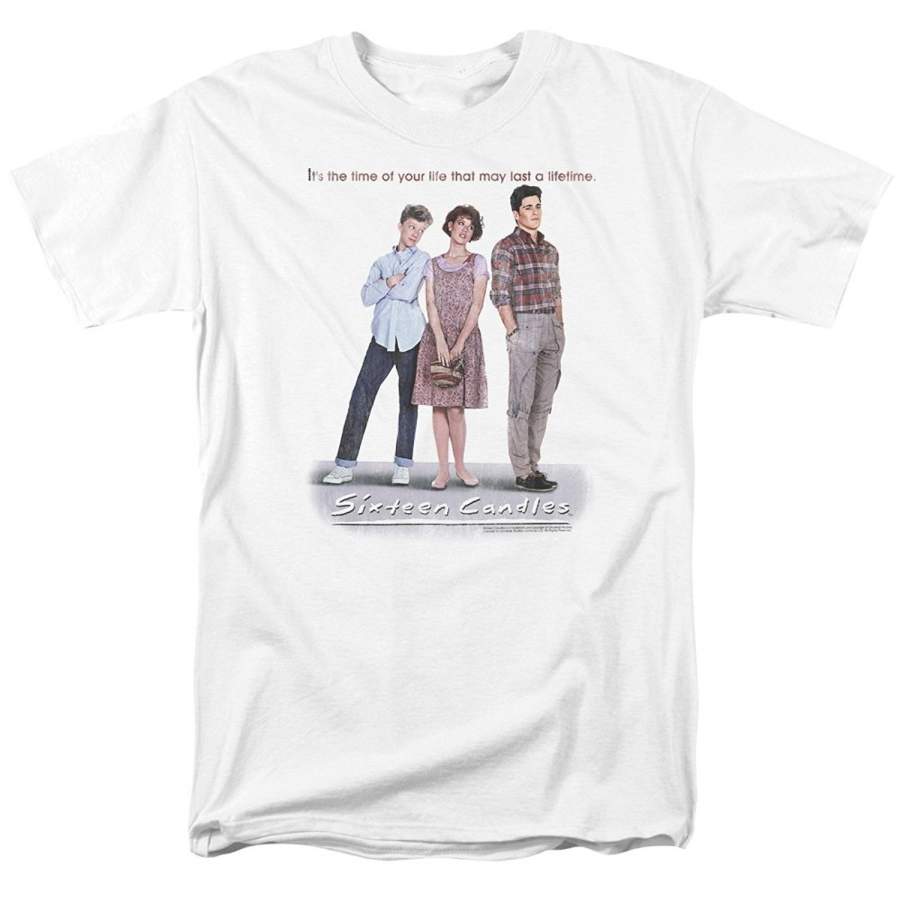 Sixteen Candles 1984 Drama Comedy Movie Hughes Poster Adult T-Shirt Tee