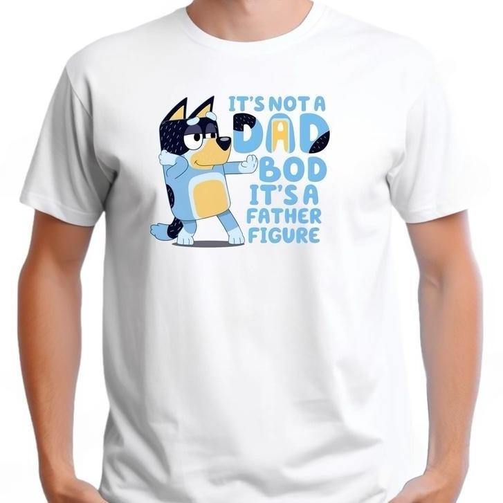 It’s Not a Dad Bod It’s a Father Figure T-Shirt, Father Figure Dog Dad Tee, Funny Dad Shirt, Fathers Day Gift, Men Dad Gift, Menswear Graphic Tees Top