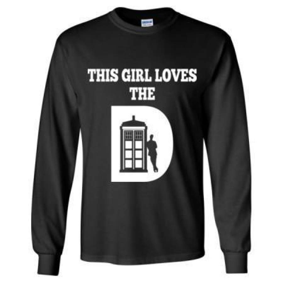 AGR Doctor Who This Girl Loves The D – Long Sleeve T-Shirt