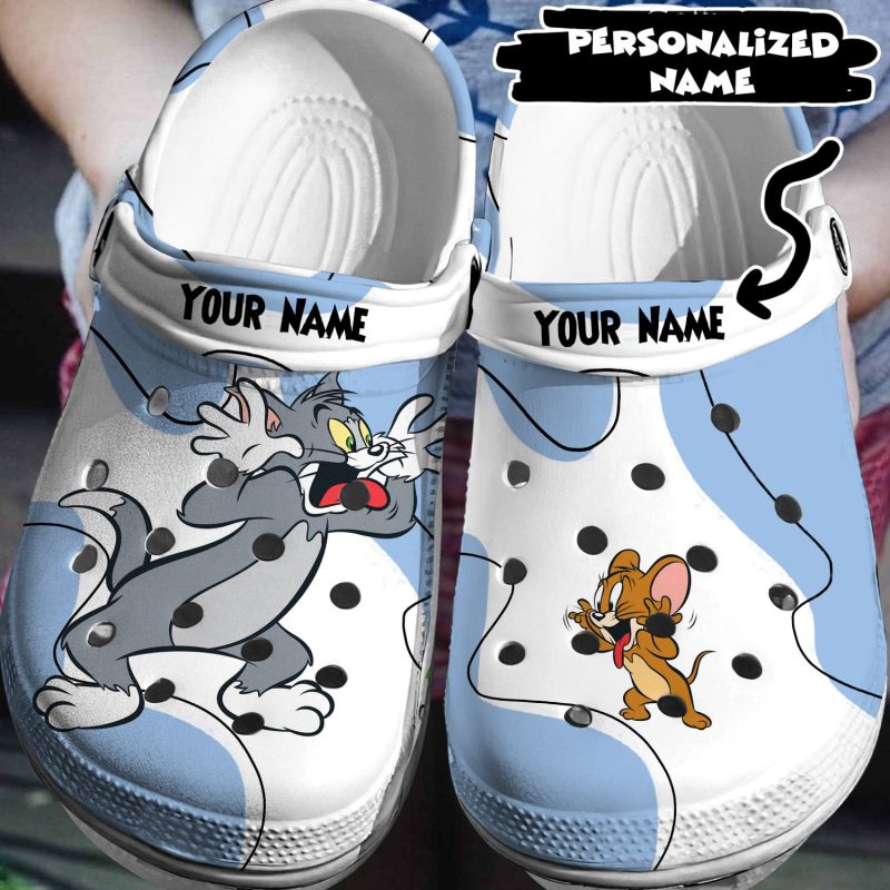 Tom and Jerry Crocs Crocband Comfortable Shoes Clogs for men women kids