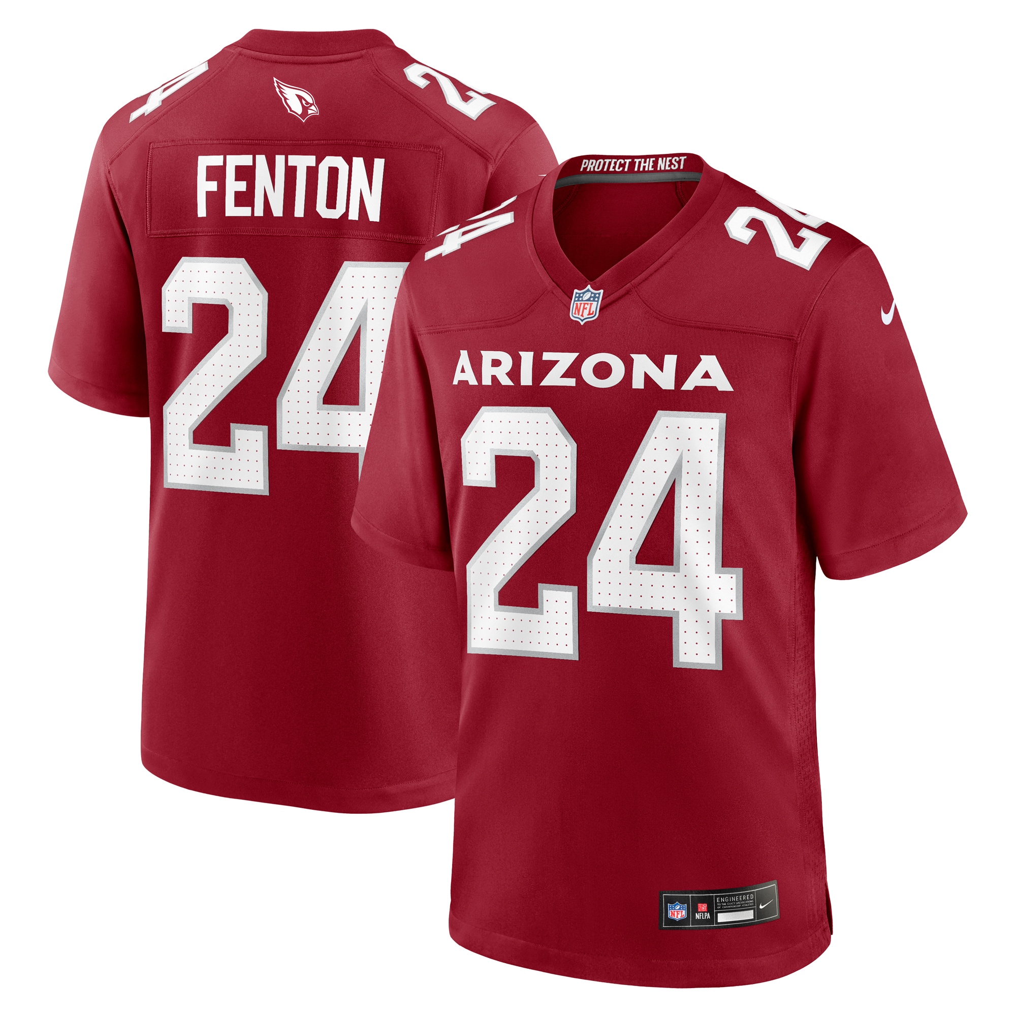 Rashad Fenton Arizona Cardinals Game Player Jersey – Cardinal