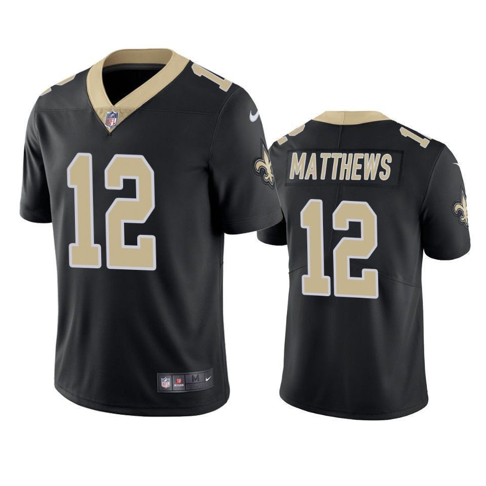 Rishard Matthews New Orleans Saints Black Vapor Limited 3D Jersey