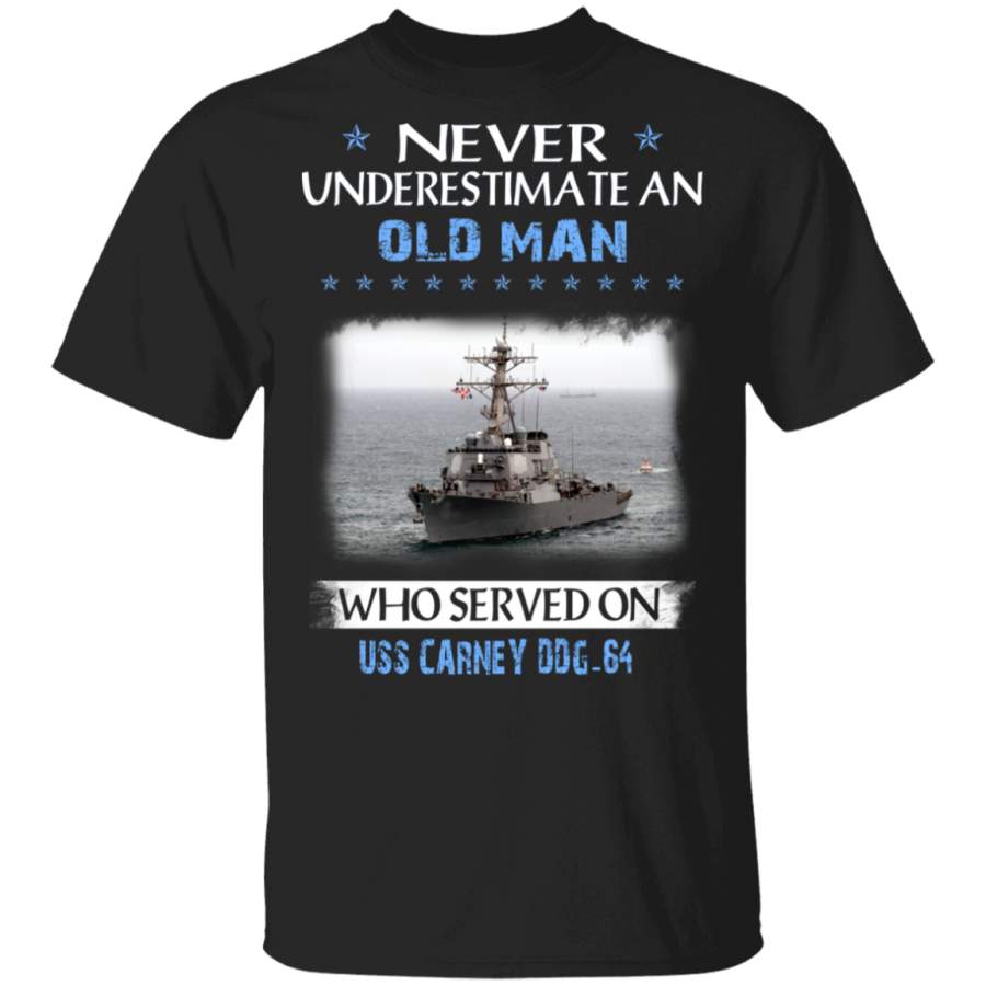 USS Carney DDG-64 Veterans Day Christmas Gift T-Shirt