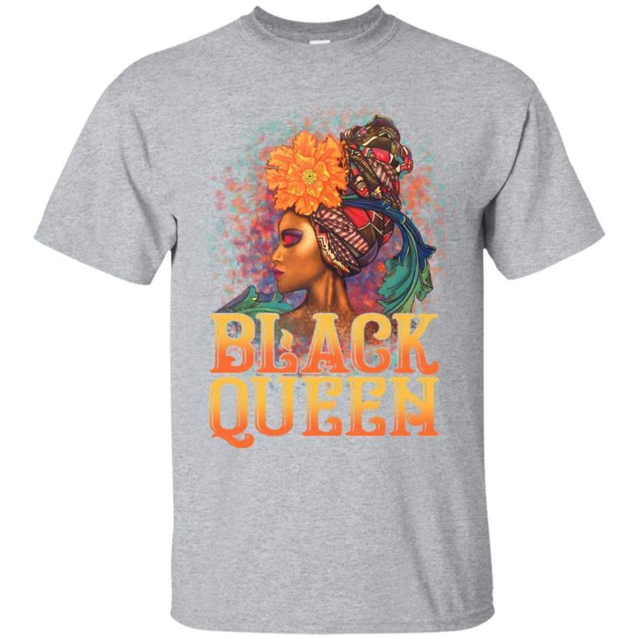 Black Girl T-Shirt Black Queen The Most Powerful Piece In The Game Beautiful Girl Tees Gift Shirts