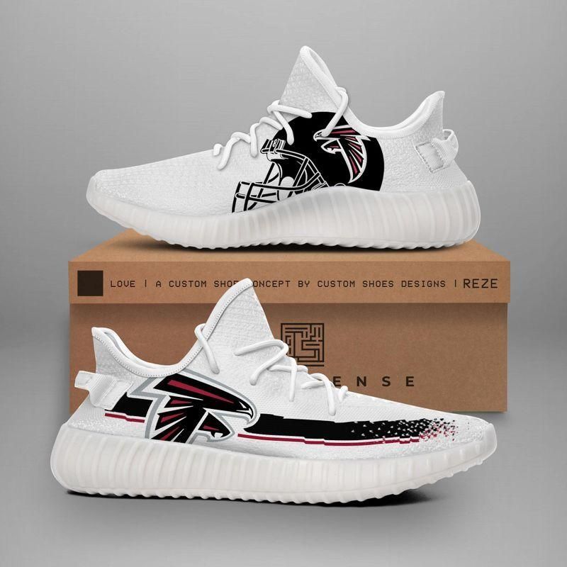 Atlanta Falcons Custom Yeezy Teams Yeezy Boost 350 V2 Top Trending Custom Shoes Gift