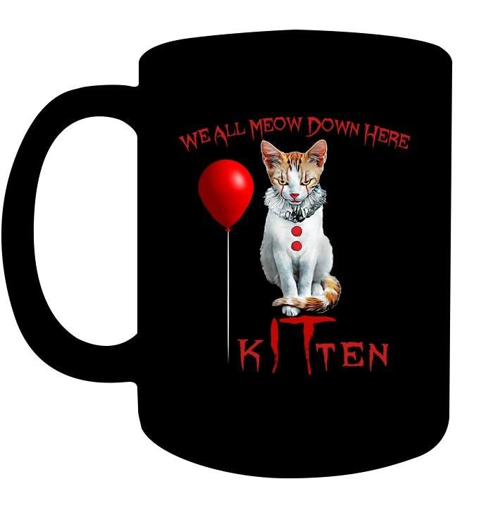 We All Meow Down Here Kitten Gift For Men Mug