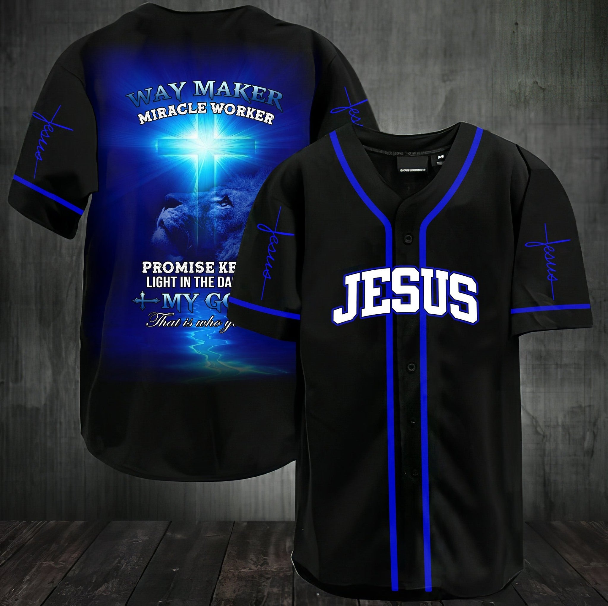 Way Maker Miracle Worker Baseball Jersey Shirt For Men And Women