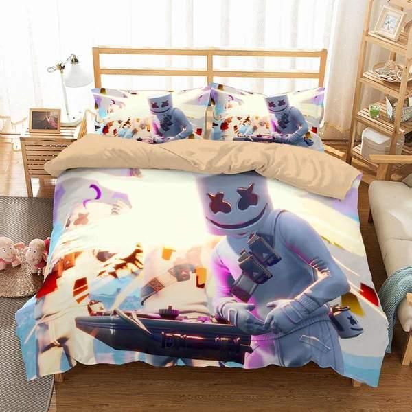 3D Customize Marshmello Bedding Set Duvet Cover