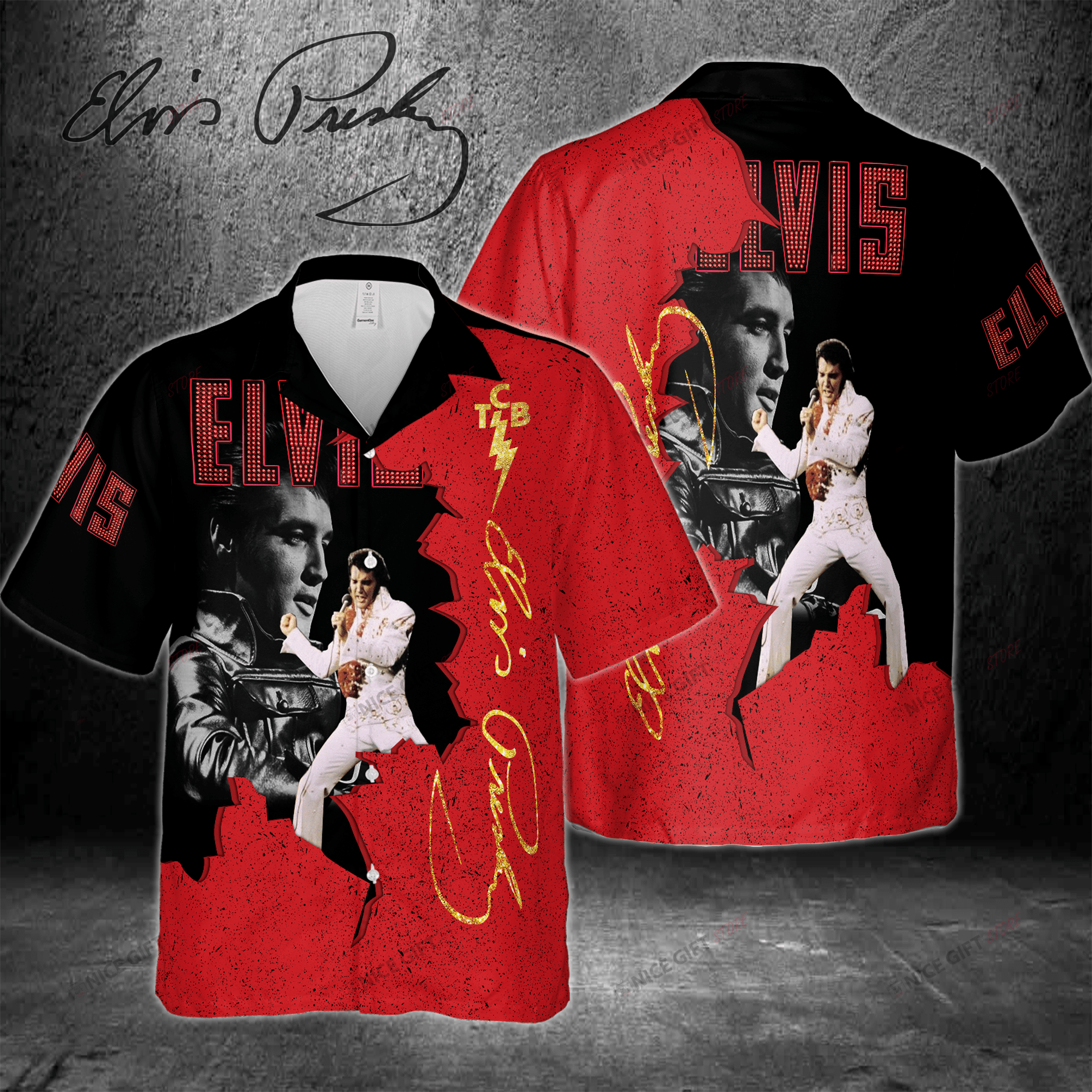 Elvis Presley Hawaiian 3D Shirt 3Hs-X3Y3