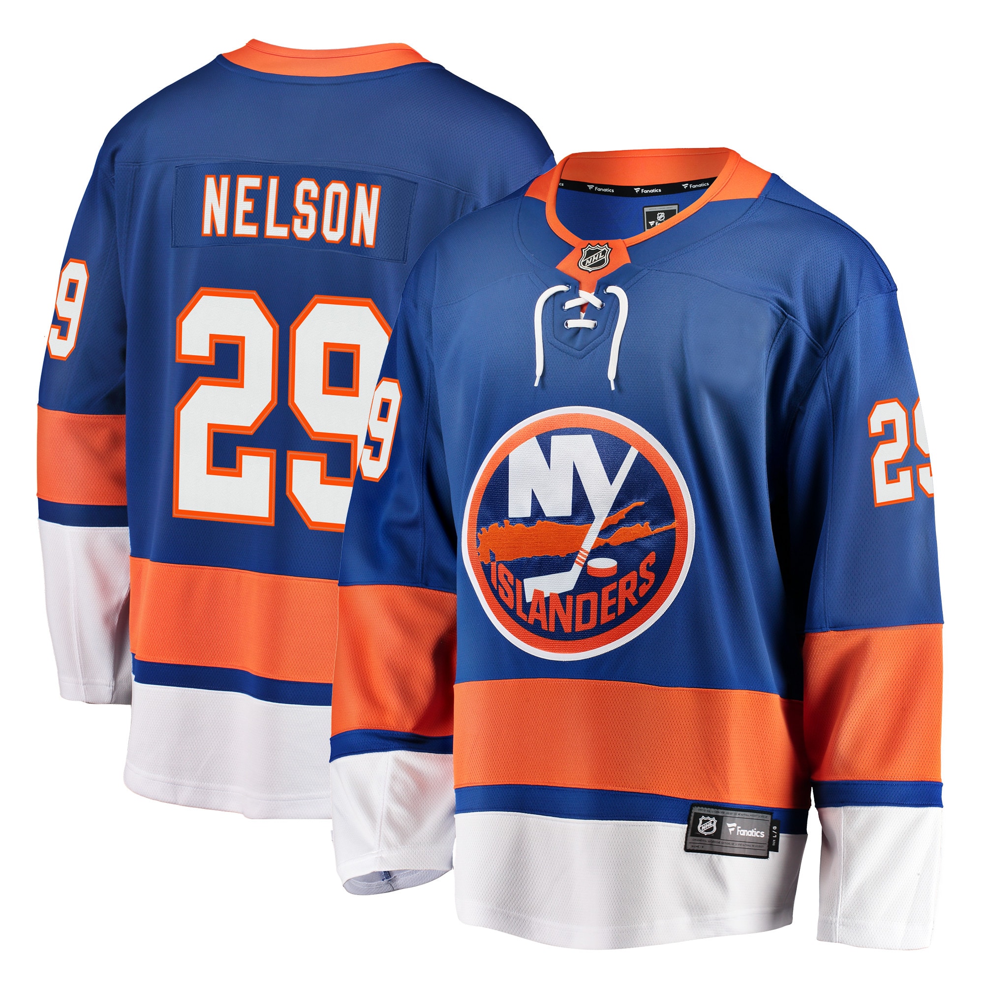 Men's New York Islanders Brock Nelson Royal Breakaway Player Jersey