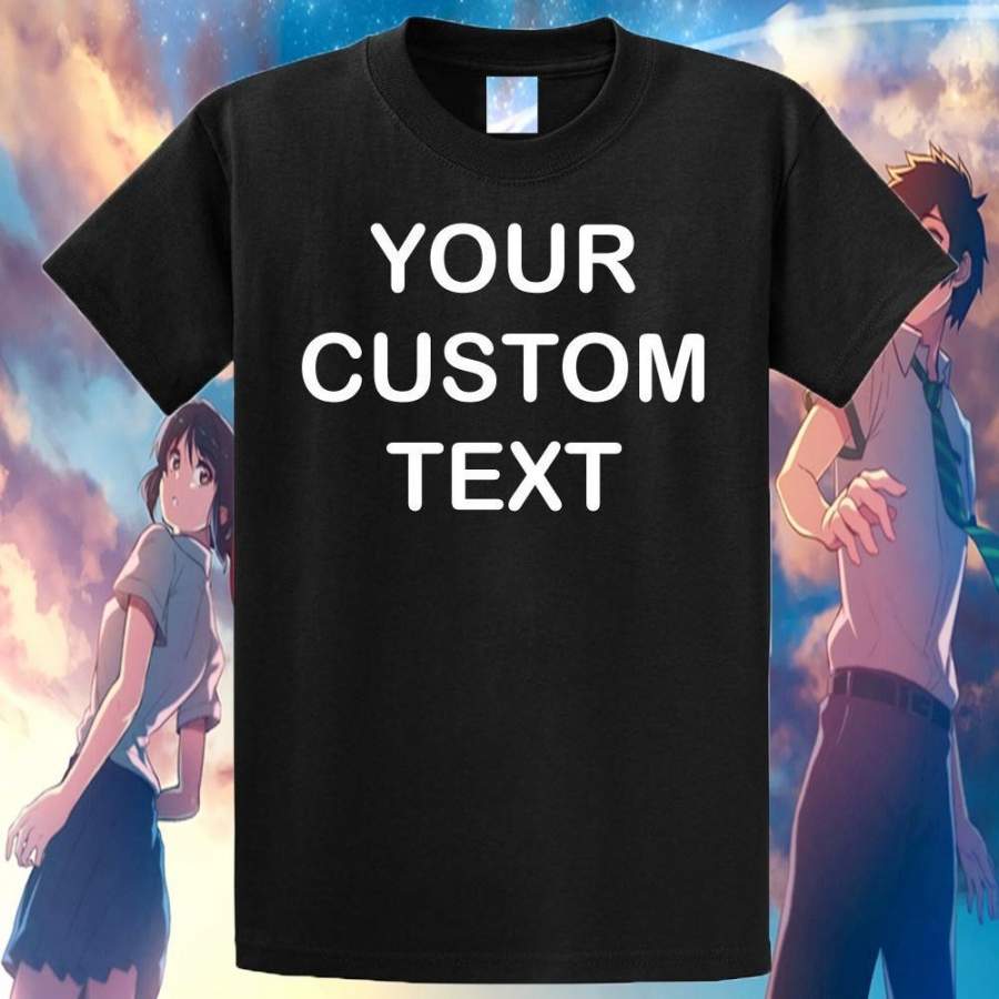 Adult Custom 100% Cotton Custom Written T-Shirt
