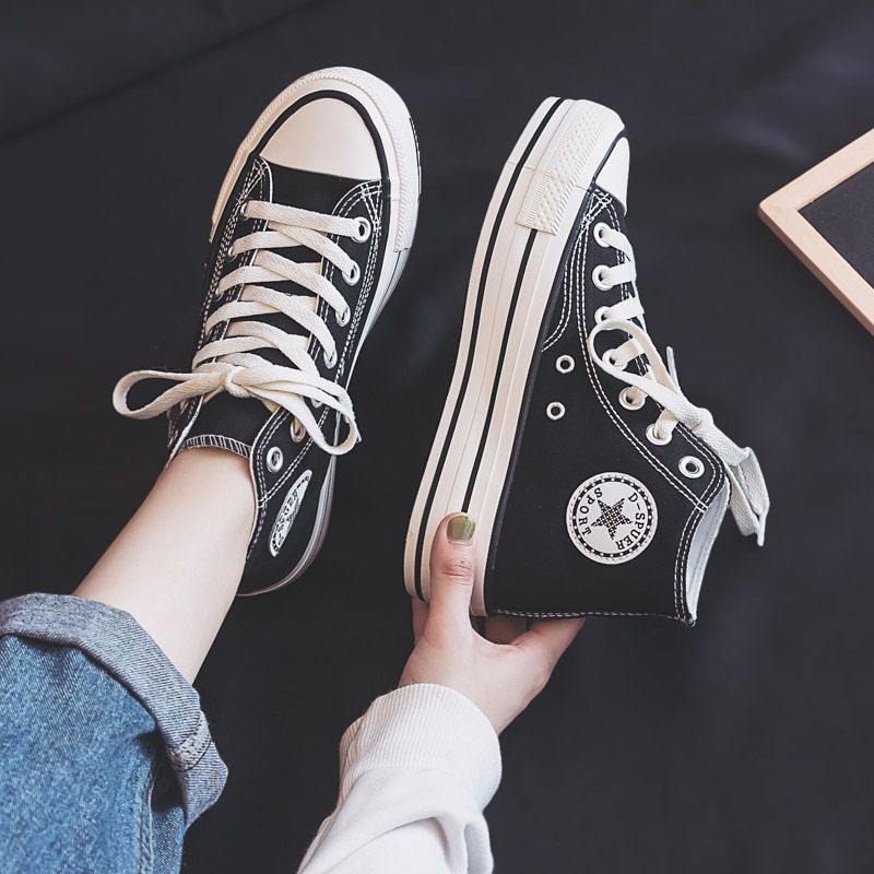 Fashion Canvas Trend Platform Comfortable Breathable