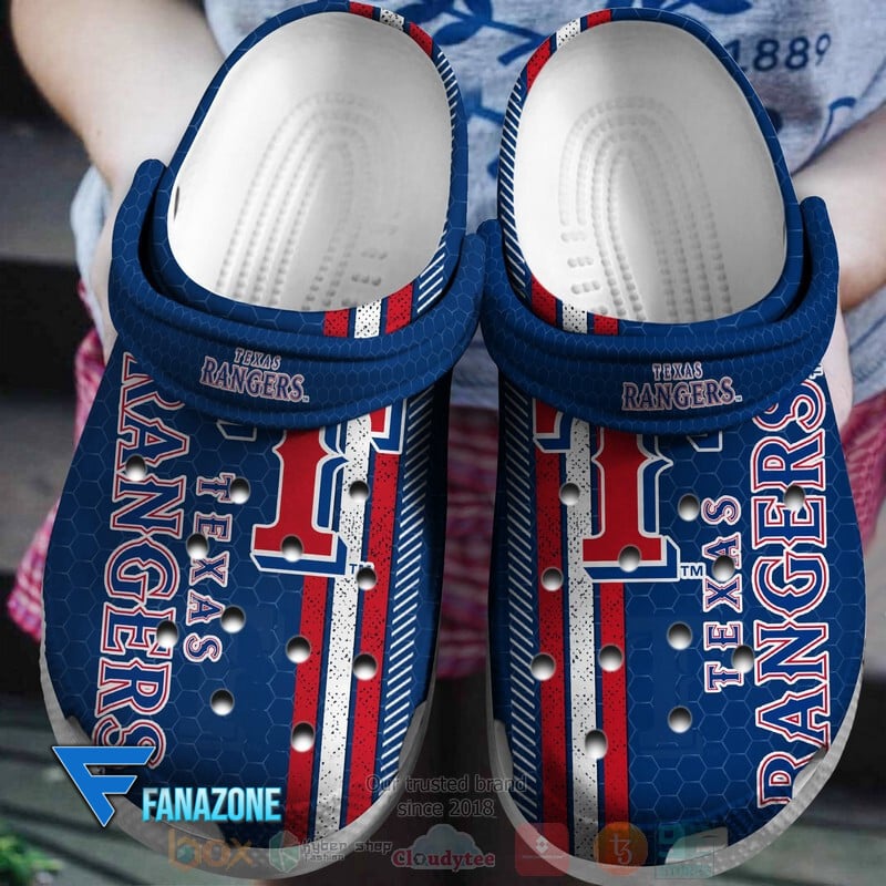 Texas Rangers MLB Sport Crocss Clogs Crocband Shoes Comfortable For Men Women and Kids