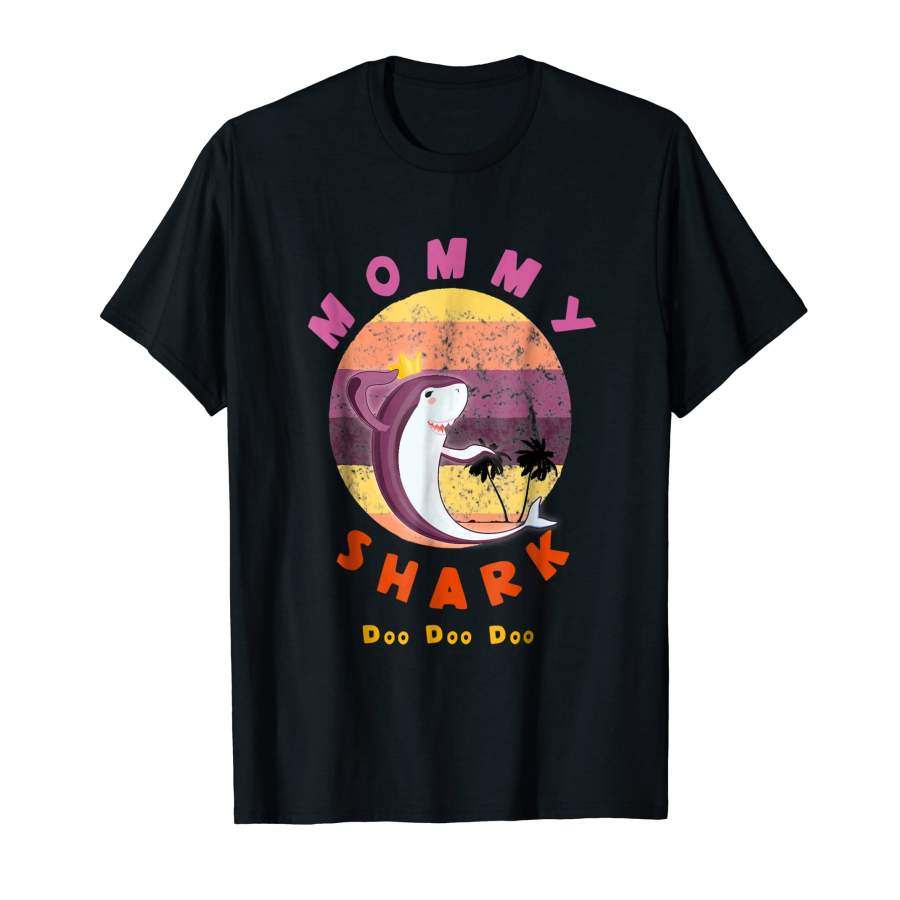 Beautiful Mommy Mom Shark Birthday Christmas Gifts For Women Unisex T-Shirt, Quotes T Shirt, Funny t shirt